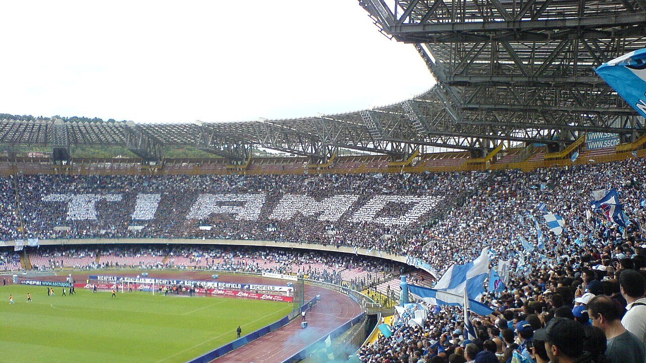 Lo stadio Diego Armando Maradona di Napoli