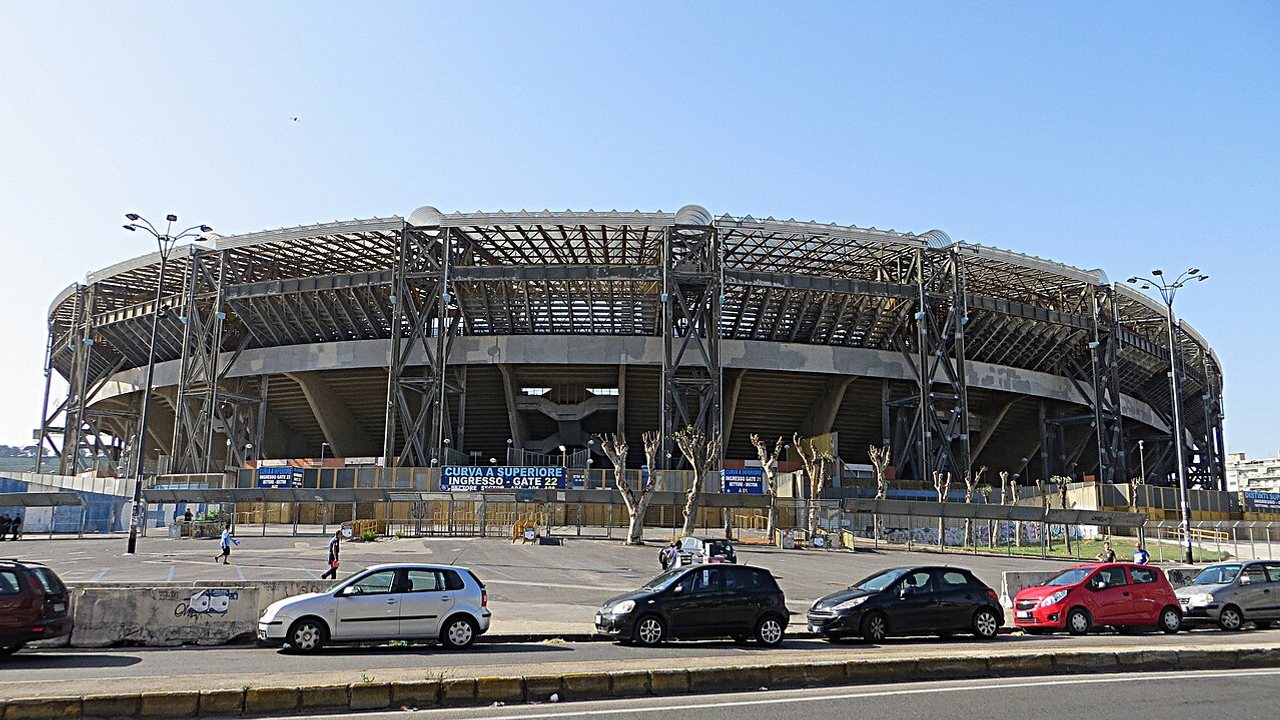 Lo stadio Diego Armando Maradona di Napoli