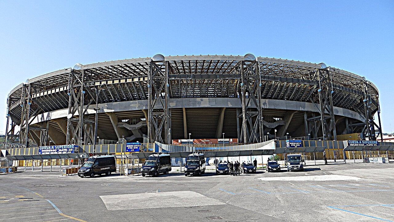 Lo stadio Diego Armando Maradona di Napoli