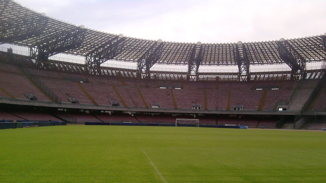 Lo stadio Diego Armando Maradona di Napoli