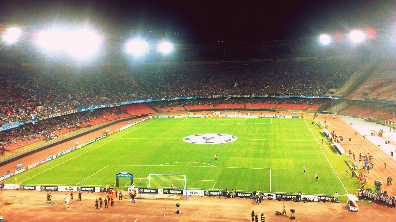 Lo stadio Diego Armando Maradona di Napoli
