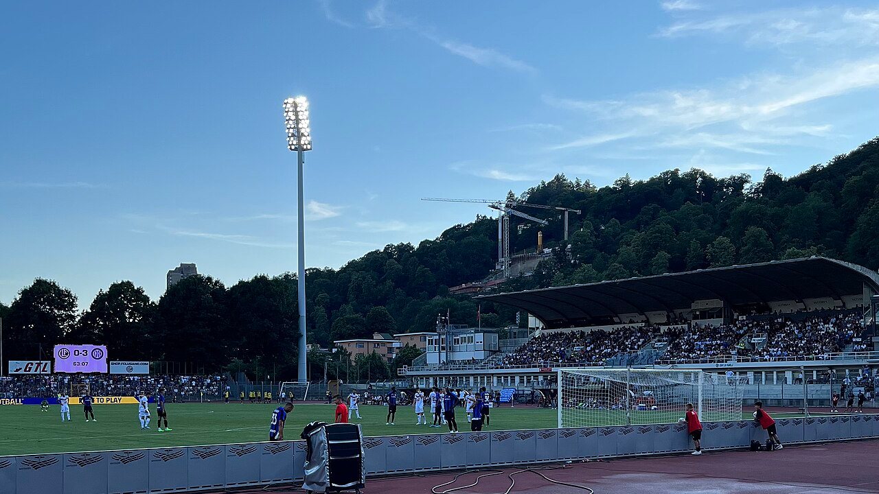 The Stadio Cornaredo during friendly match between FC Lugano and Inter Milan